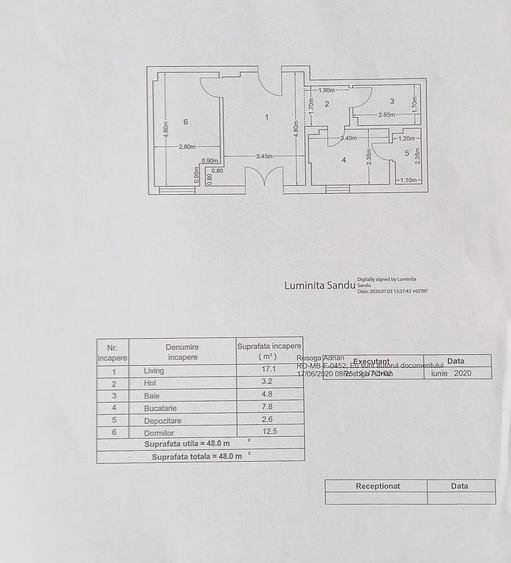 Apartament cu 2 camere semidecomandat în Fundeni