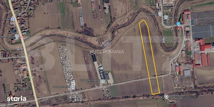 Teren intravilan, 12.400 mp, zona Acatari