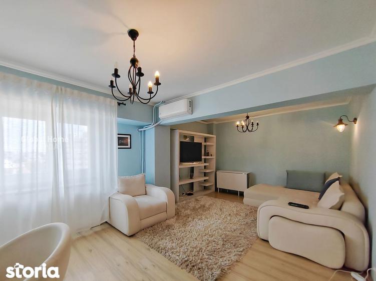 Apartament cu 3 camere, mobilat în Romană