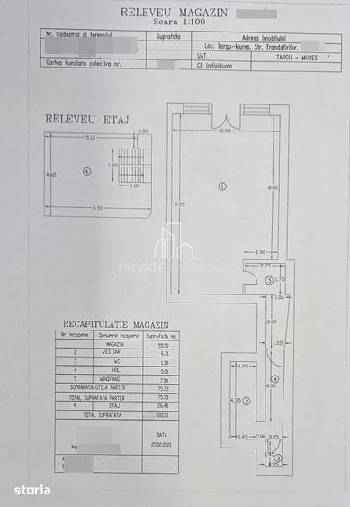 Spațiu comercial, de 102 mp, în Central
