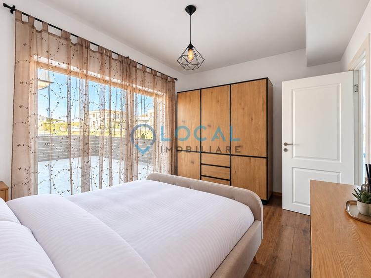 Apartament cu 2 camere semidecomandat, mobilat în Baciu