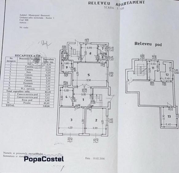 Apartament cu 3 camere decomandat, mobilat în Gara de Nord