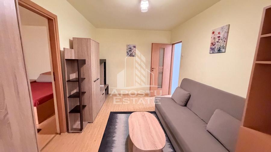 Apartament cu 2 camere nedecomandat, mobilat în Girocului