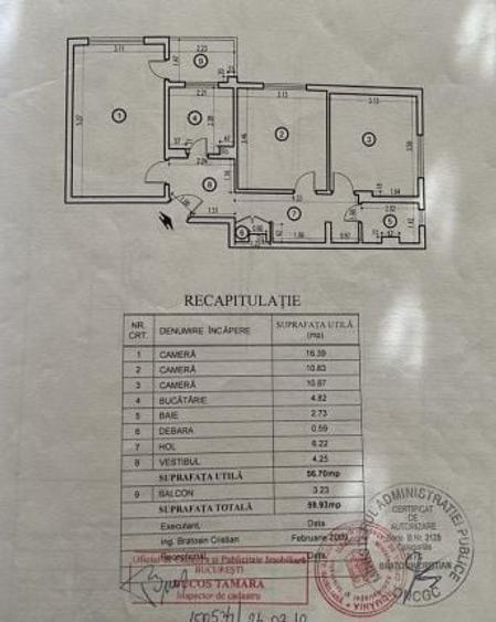 Garsonieră decomandată, mobilată în Chișinau