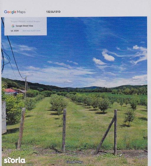 Teren de 2595 mp, în Hoghiz
