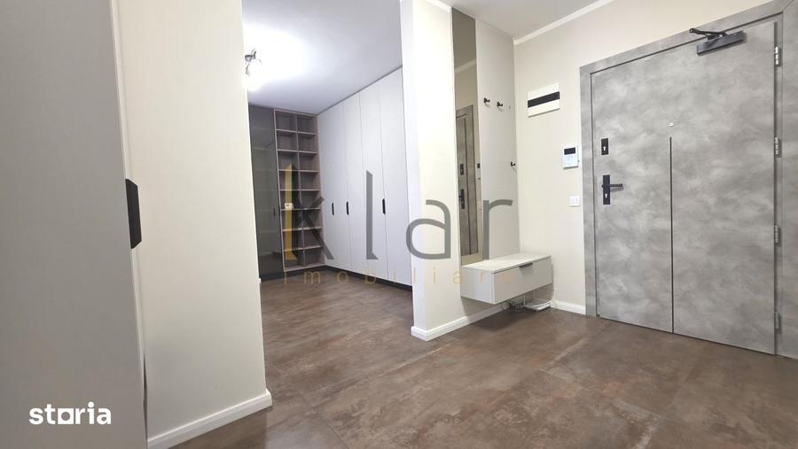 Apartament cu 2 camere semidecomandat, mobilat în Plopilor