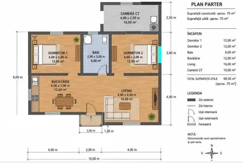 Casa locuit/vacanta, recent renovata cu BRANSAMENTE, zona Suseni - 3