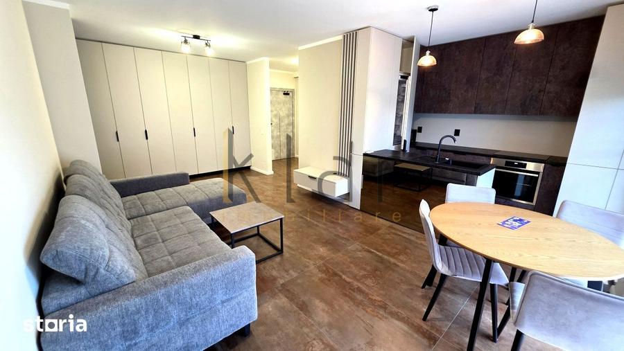 Apartament cu 2 camere semidecomandat, mobilat în Plopilor