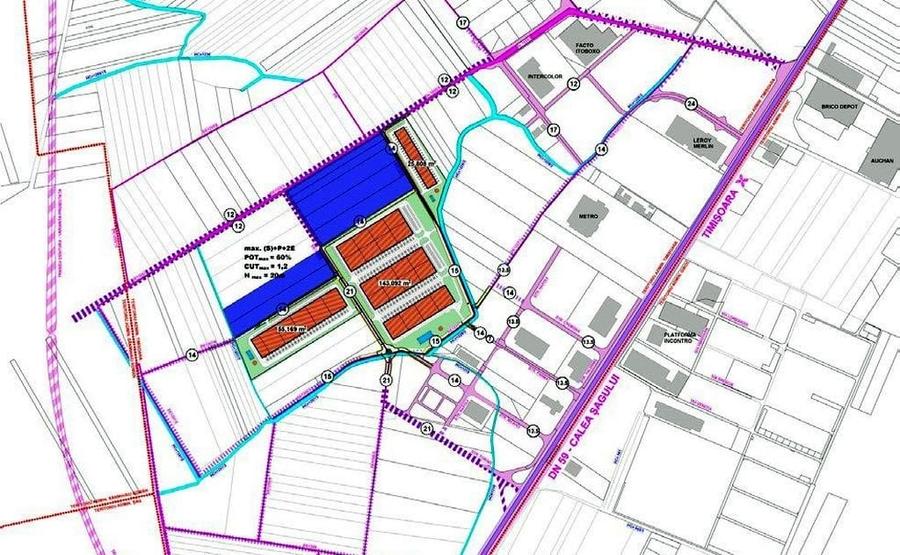 Spațiu industrial, de 194,800 mp, în Sud