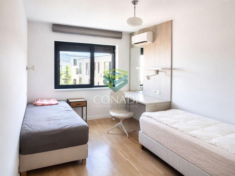 Apartament cu 3 camere semidecomandat, mobilat în Domenii