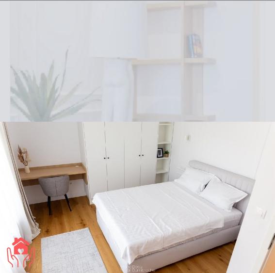 Apartament cu 3 camere semidecomandat, mobilat în Herăstrău