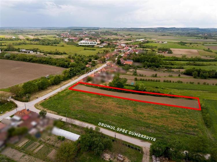 Teren intravilan de 2528 mp, în Holod