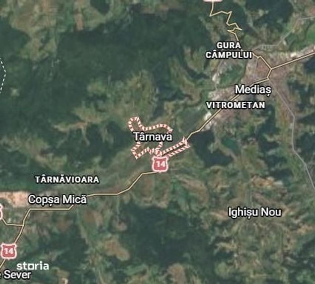 Teren de 6735 mp, în Târnava