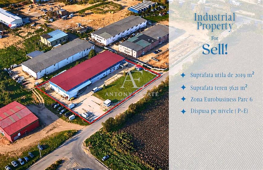 Spațiu industrial, de 2,019 mp, în Vest