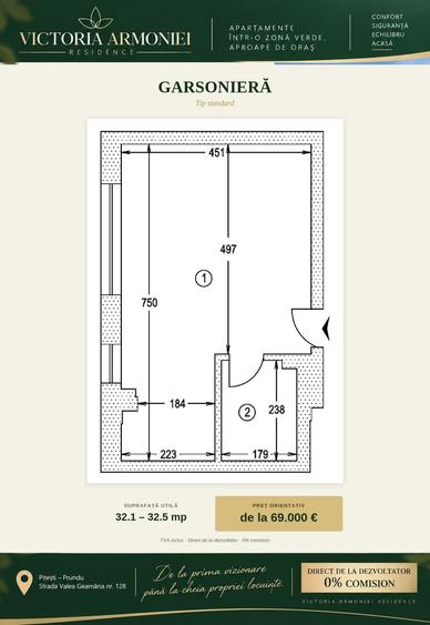Apartamente noi PitestiPrundu | Bloc finalizat 2026 | 0% comision | TVA inclus - 5
