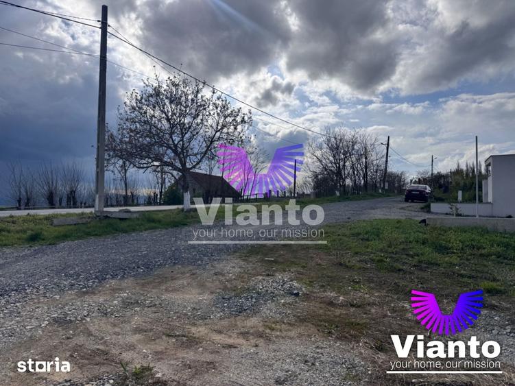 Teren de 1100 mp, în Roșia