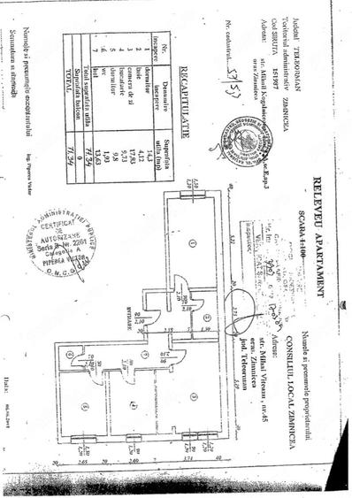 Vand apartament 3 camere - Zimnicea - 1