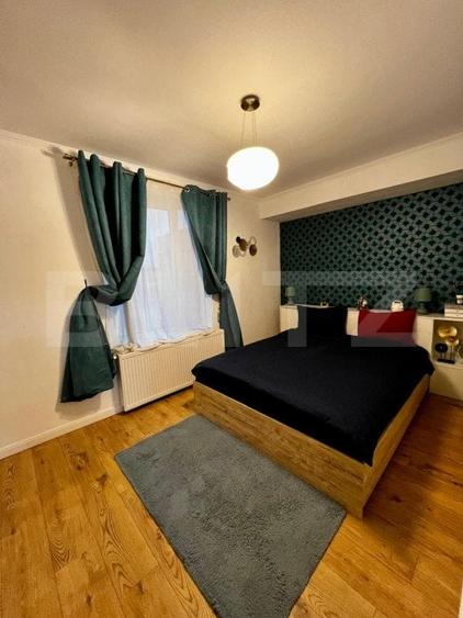 Penthouse cu 3 camere semidecomandat, mobilat în Florești