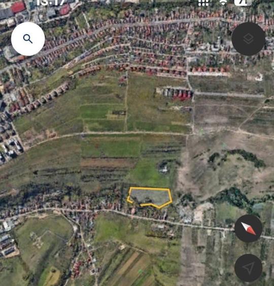 Teren Construcții extravilan de 8700 mp, în Dâmbul Rotund