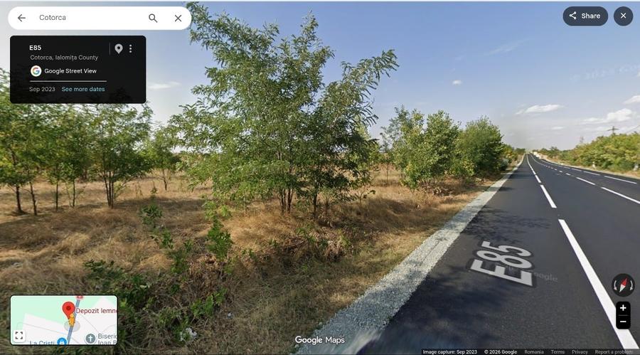 Teren construcție, în Cotorca