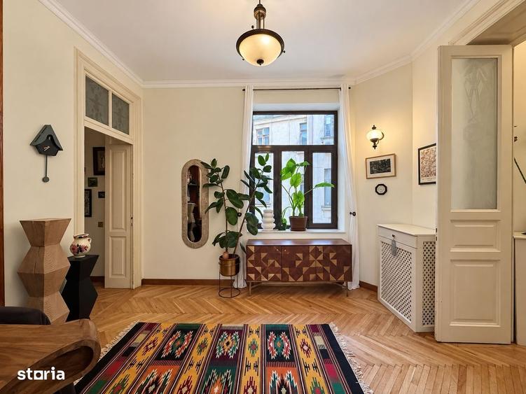 Apartament cu 3 camere, mobilat în Cișmigiu