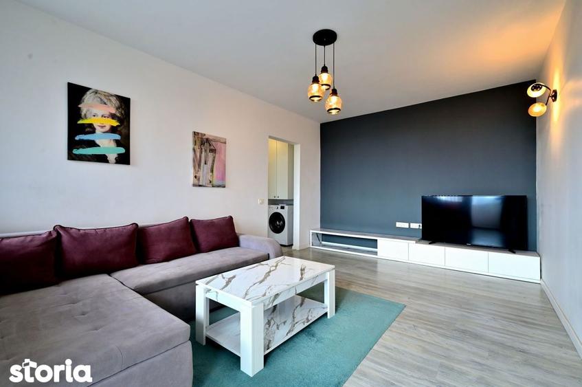 Apartament cu 2 camere semidecomandat, mobilat în Domenii