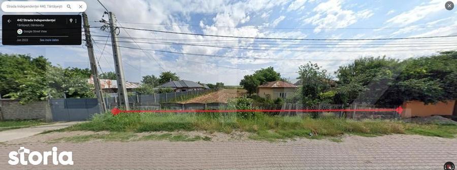 Teren de 2760 mp, în Tărtășești
