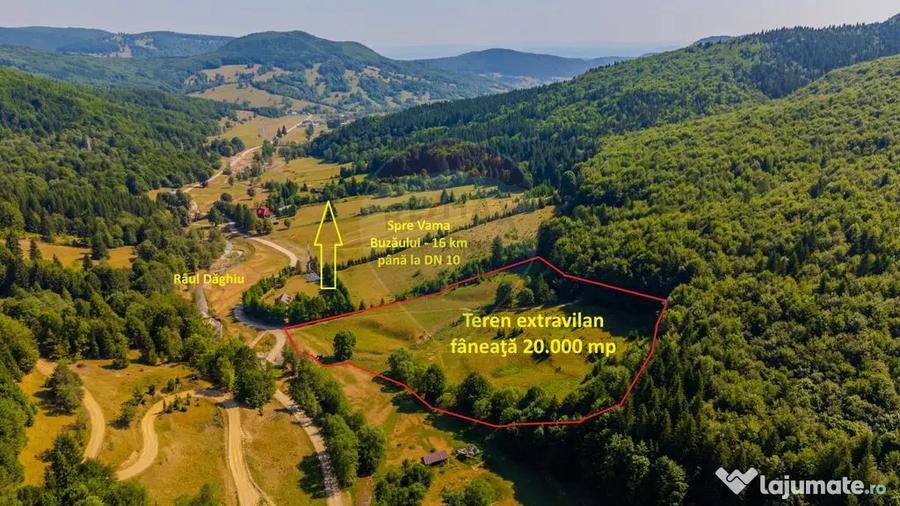 Teren de 20000 mp, în Dălghiu