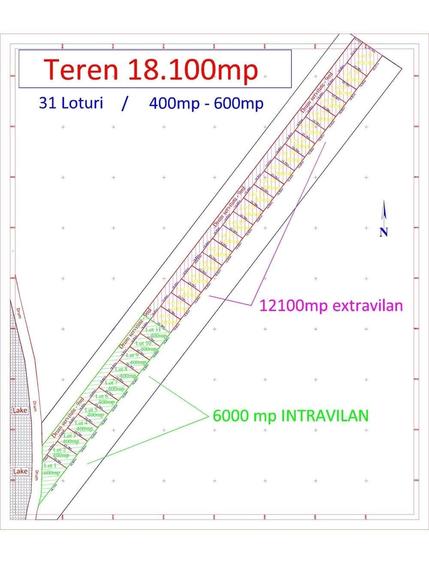 Teren de 18100 mp, în Vidra