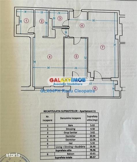 Vanzare apartament 3 camere, Ploiesti, zona Albert - 13