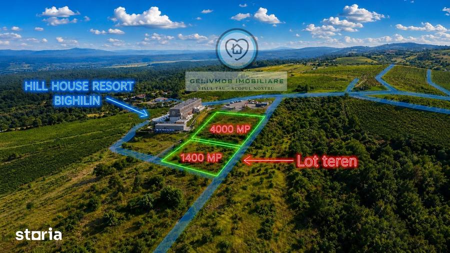 Teren de 1400 mp, în Bucov
