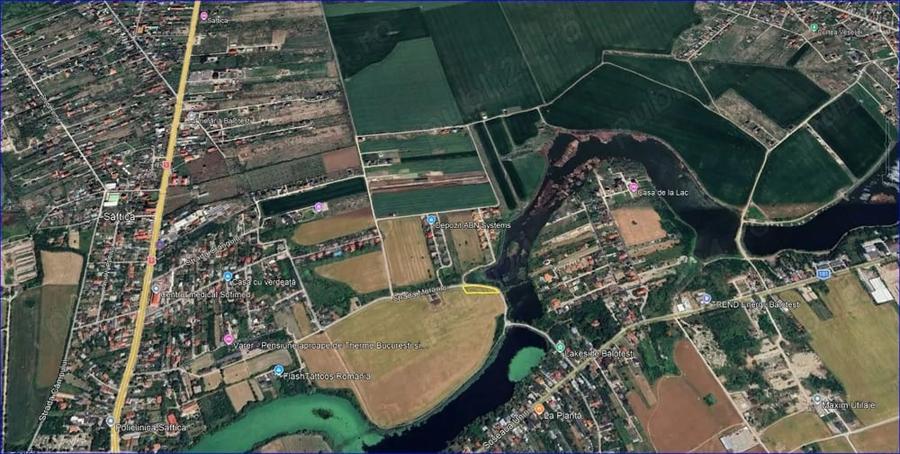 Teren de 1472 mp, în Balotești