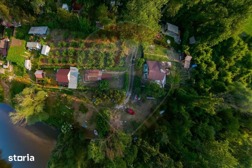 Casă cu 2 camere cu Teren 167 Mp în Malul Mureșului