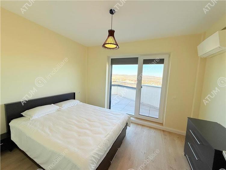 Penthouse cu 3 camere decomandat, mobilat în Mihai Viteazul