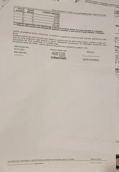 Teren de 5000 mp, în Podu Văleni