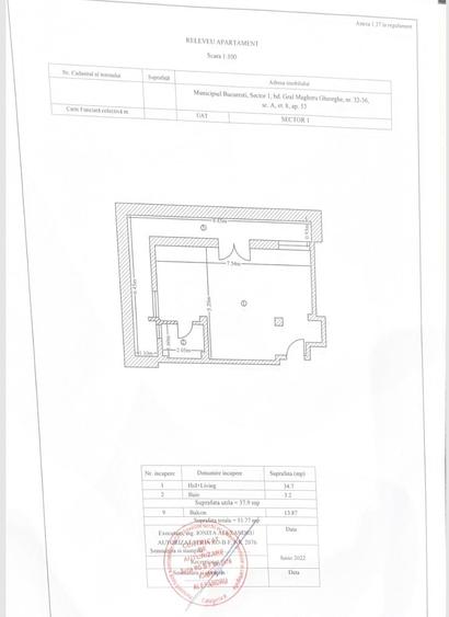 Apartament cu 2 camere semidecomandat în P-ța Romană