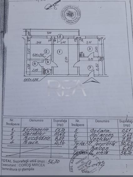 Apartament cu 2 camere decomandat, mobilat în Berceni