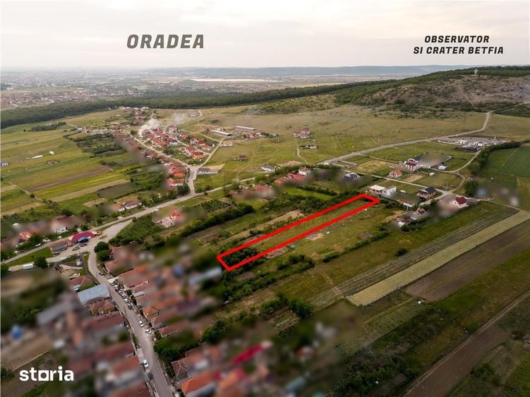 RECO Teren intravilan de vanzare Betfia, Bihor - 3000 mp, front strada - 2