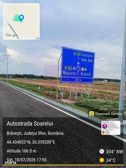 Branesti - teren 13k mp langa autostrada A2 - 5