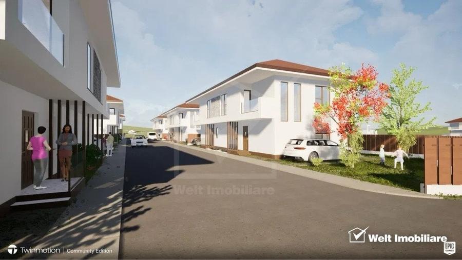 Duplex cu 4 camere cu Canalizare în Florești