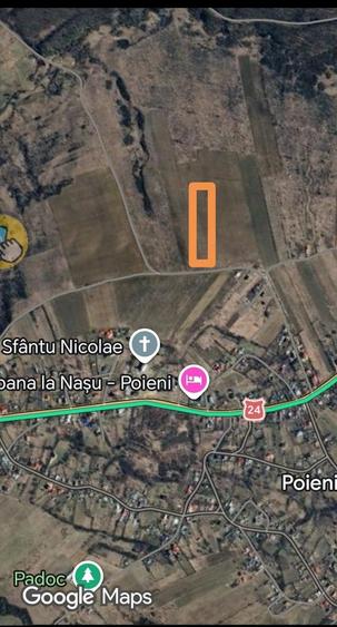 Teren de 4500 mp, în Frumoasa