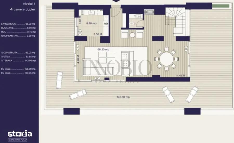 Duplex 4 Camere | One Herastrau Plaza - 15