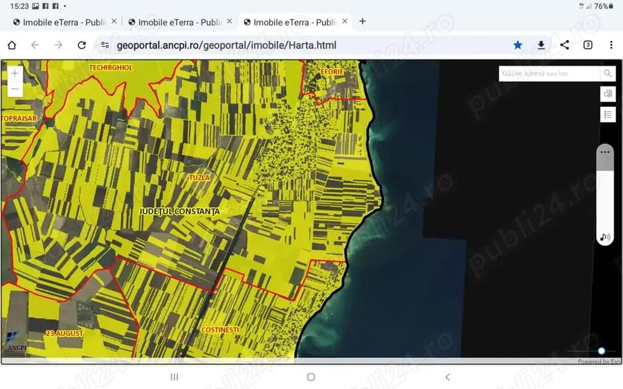 De vinzare teren ieftin la mare 2040mp 25 Euro mp pe faleza farului tuzla romania - 7