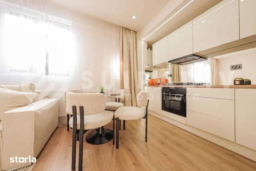 Apartament cu 2 camere semidecomandat în Central