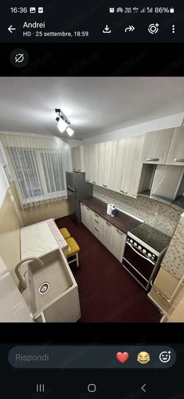 Apartament cu 2 camere semidecomandat în Central