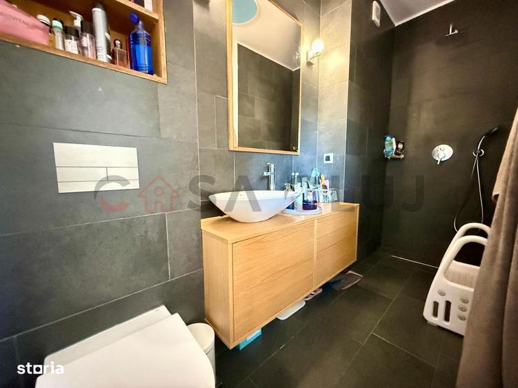 Apartament cu 3 camere, mobilat în Borhanci