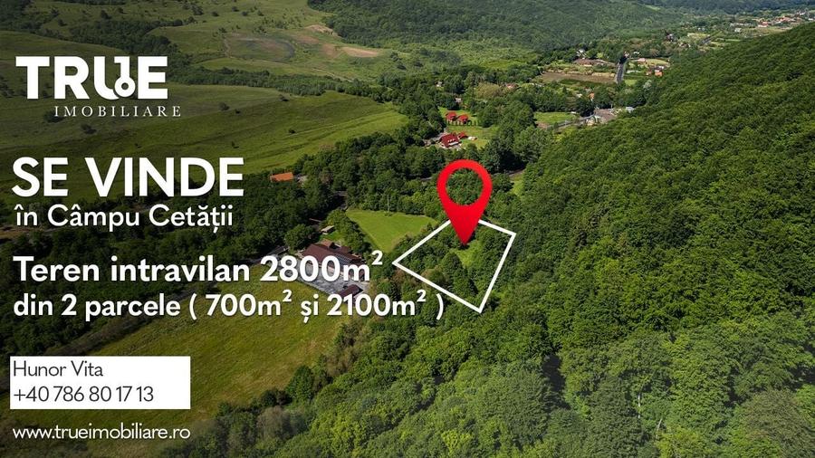 Teren Construcții intravilan de 2800 mp, în Câmpu Cetății