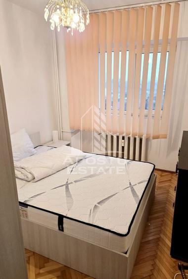 Apartament cu 3 camere decomandat, mobilat în P-ța Spitalului