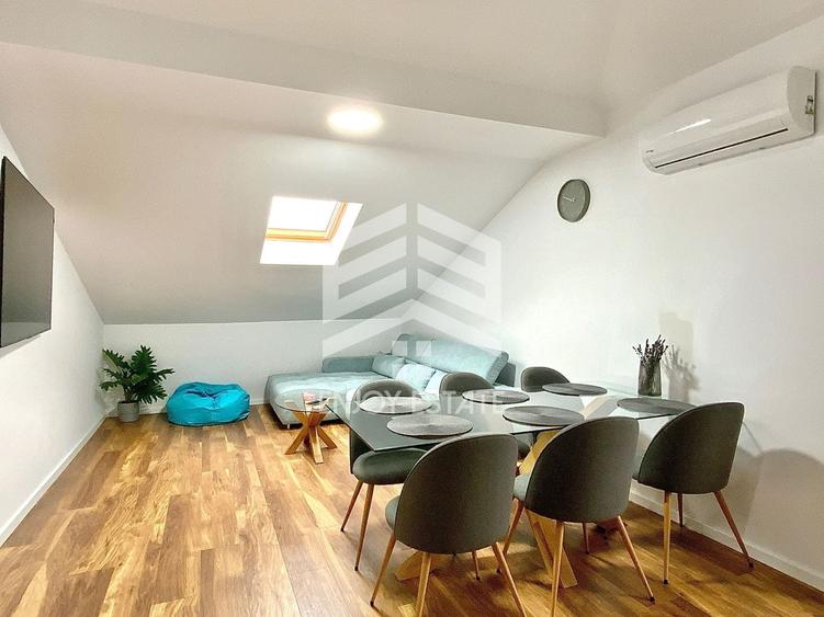 Apartament cu 3 camere decomandat, mobilat în Tractorul