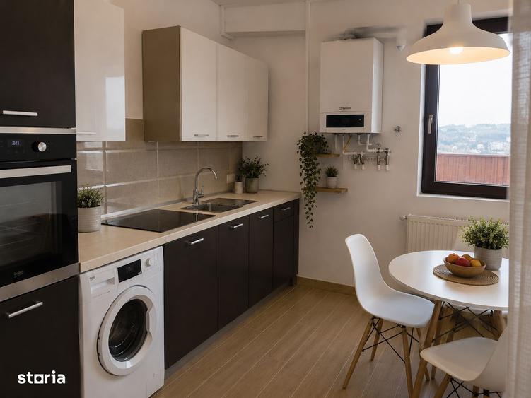 Apartament cu 2 camere, mobilat în Nerva Traian